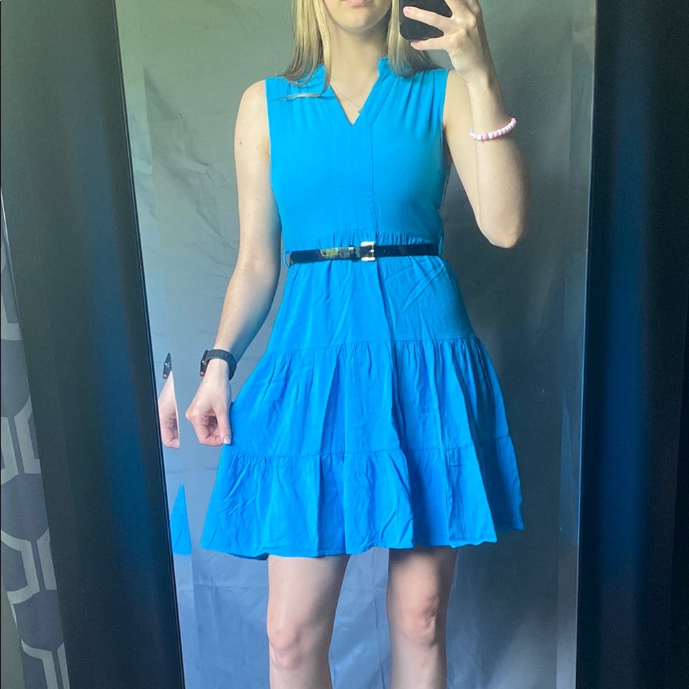 Anthropologie Monteau Los Angeles Size Small Vibrant Blue Dress